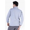 3 İplik Dik Yakalı Fermuarlı Sweatshirt