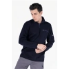 3 İplik Dik Yakalı Fermuarlı Sweatshirt