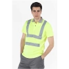 Polo Yaka Reflektörlü Dry Touch Hi-Vis T- Shirt