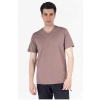 V Yaka Penye T- Shirt
