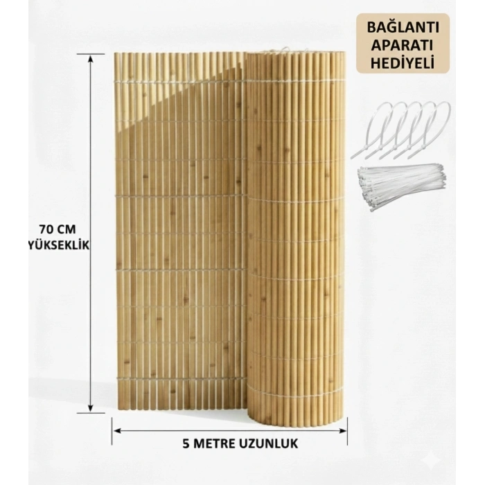 70 cm x 5 Metre Hasır Çit - Bağlantı Aparatı Hediyeli