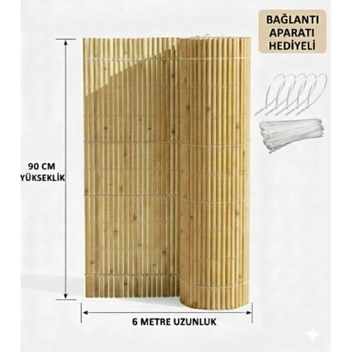 90 cm x 6 Metre Hasır Çit - Bağlantı Aparatı Hediyeli
