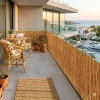 1 x 5 Metre - Dekoratif Balkon ve Bahçe Gizleme Örtüsü