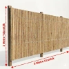 2x6 Metre Doğal Kamış Hasır Çit - Bahçe ve Balkon İçin Dekoratif