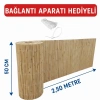 50 cm x 2,50 Metre Hasır Çit - Bağlantı Aparatı Hediyeli