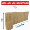 60 cm x 2,50 Metre Hasır Çit - Bağlantı Aparatı Hediyeli