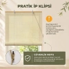Doğal Bambu Stor Perde - Ahşap Stor Perde, Kae-Byz