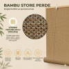 Doğal Bambu Stor Perde - Ahşap Stor Perde, Kahve