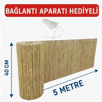 40 cm x 5 Metre Hasır Çit - Bağlantı Aparatı Hediyeli