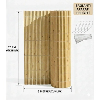 70 cm x 6 Metre Hasır Çit - Bağlantı Aparatı Hediyeli
