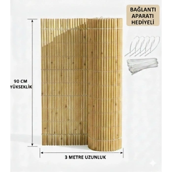 90 cm x 3 Metre Hasır Çit - Bağlantı Aparatı Hediyeli