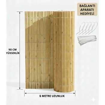 90 cm x 6 Metre Hasır Çit - Bağlantı Aparatı Hediyeli
