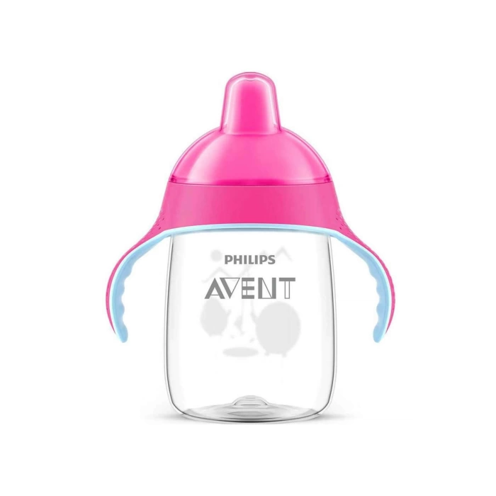 Avent Yeni Penguen Damlatmaz Bardak - 18m+ 12 340 ml - Pembe