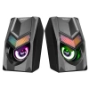 SNOPY SN-X25 2.0  RGB IŞIKLI 3WX2SİYAH USB SPEAKER