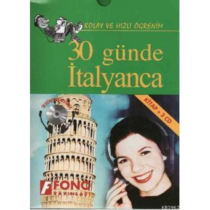 30 Günde İtalyanca; (Kitap+3 CD)