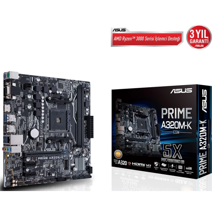 ASUS PRIME A320M-K/CSM DDR4  AM4 MATX