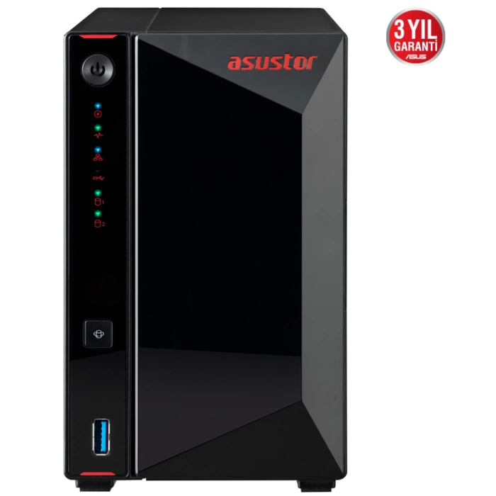 ASUSTOR AS5202T 2 SLOT 2GB DDR4 3.5 NAS DEPOLAMA ÜNİTESİ