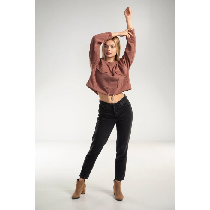 Cepli Crop Sweatshirt - TOPRAK