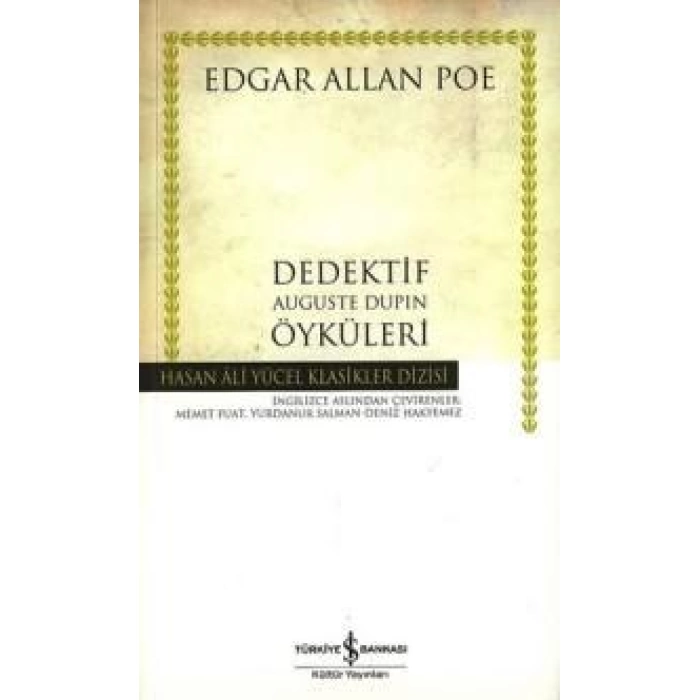 Dedektif Auguste Dupin Öyküleri