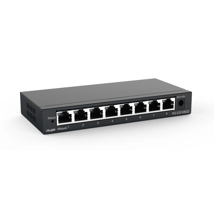 RUIJIE REYEE RG-ES108D 8 PORT 10/100 SWITCH METAL KASA