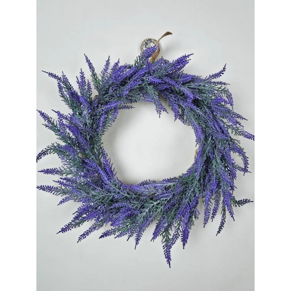 Lavantalı El Yapımı Kapı Süsü 40cm