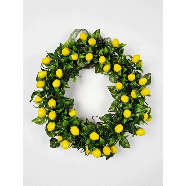 Limon Bahçesi El Yapımı Kapı Süsü 40cm