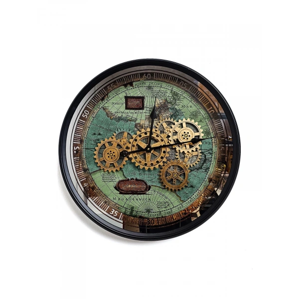 Mondo Çarklı Metal Duvar Saati 60cm