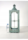 Büyük Boy Metal Fener Mumluk Casablanca 70Cm