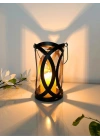 Dekoratif Metal Mumluk Elegante 24cm