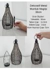 Dekoratif Metal Mumluk Magrip 30cm