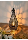 Dekoratif Metal Mumluk Magrip 30cm