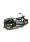 Nostaljik Sepetli Metal Motosiklet Büyük Boy 34cm