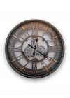Siena Çarklı Metal Duvar Saati 66cm