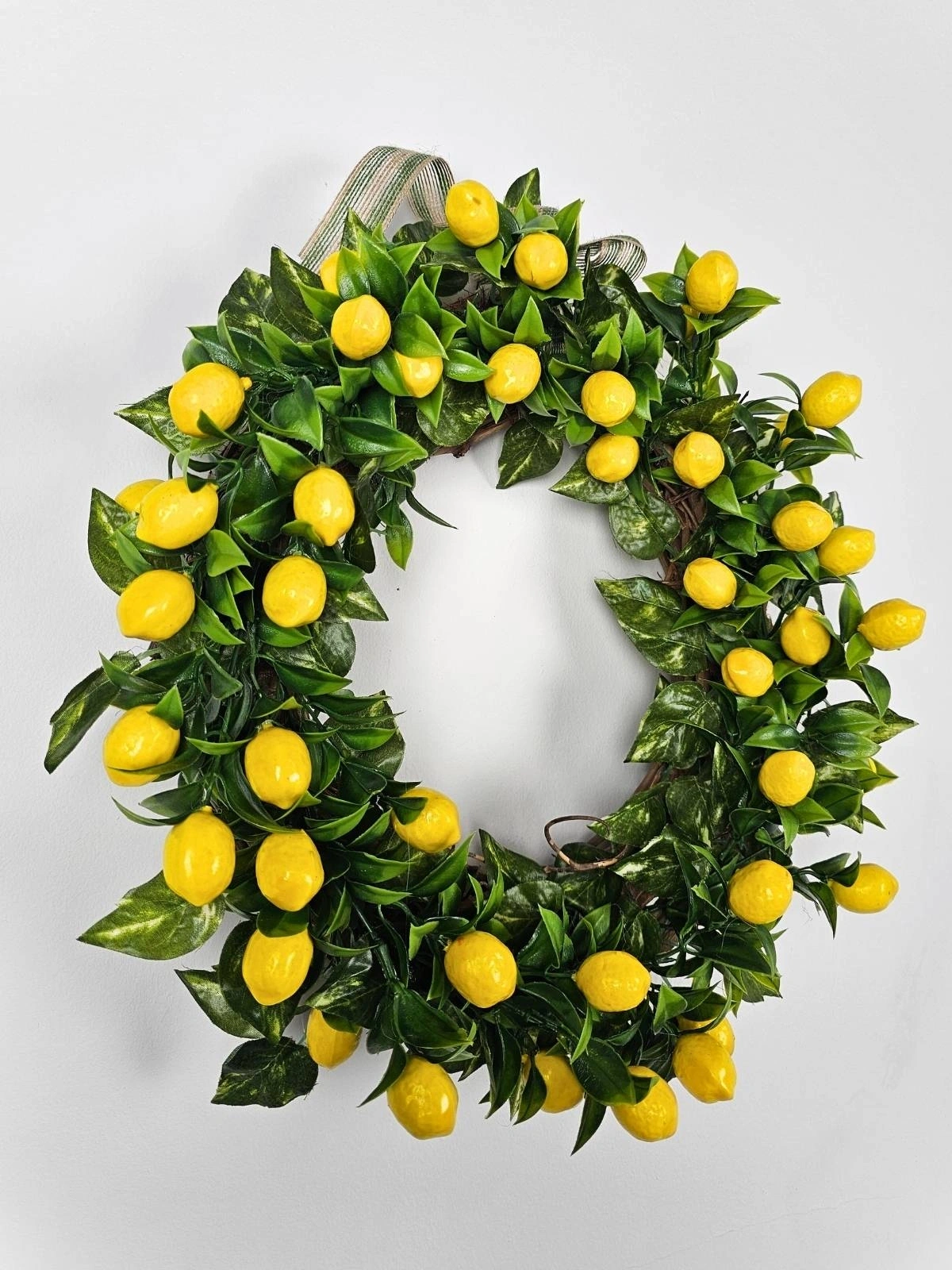 Limon Bahçesi El Yapımı Kapı Süsü 40cm