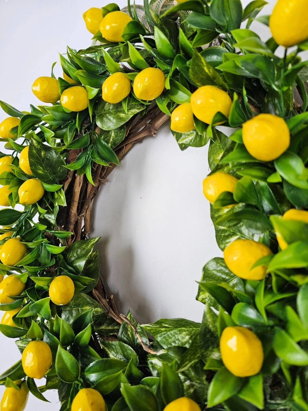 Limon Bahçesi El Yapımı Kapı Süsü 40cm