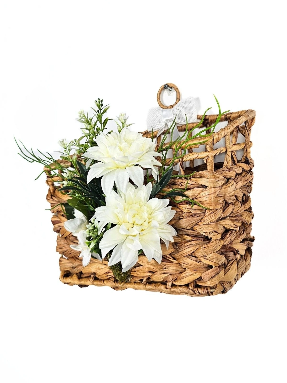 Lotus El Yapımı Kapı Sepeti Kapı Süsü 25cm