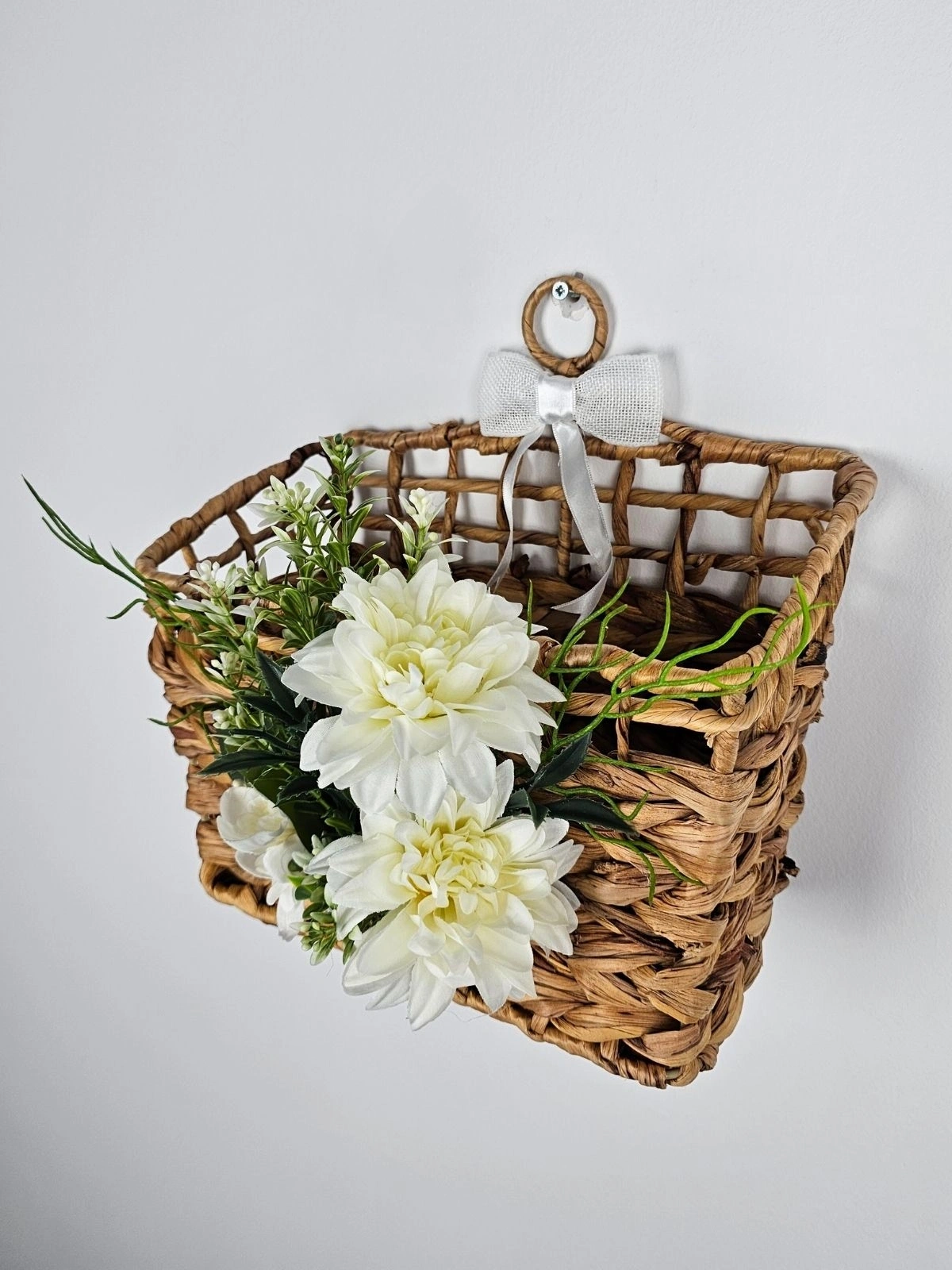 Lotus El Yapımı Kapı Sepeti Kapı Süsü 25cm