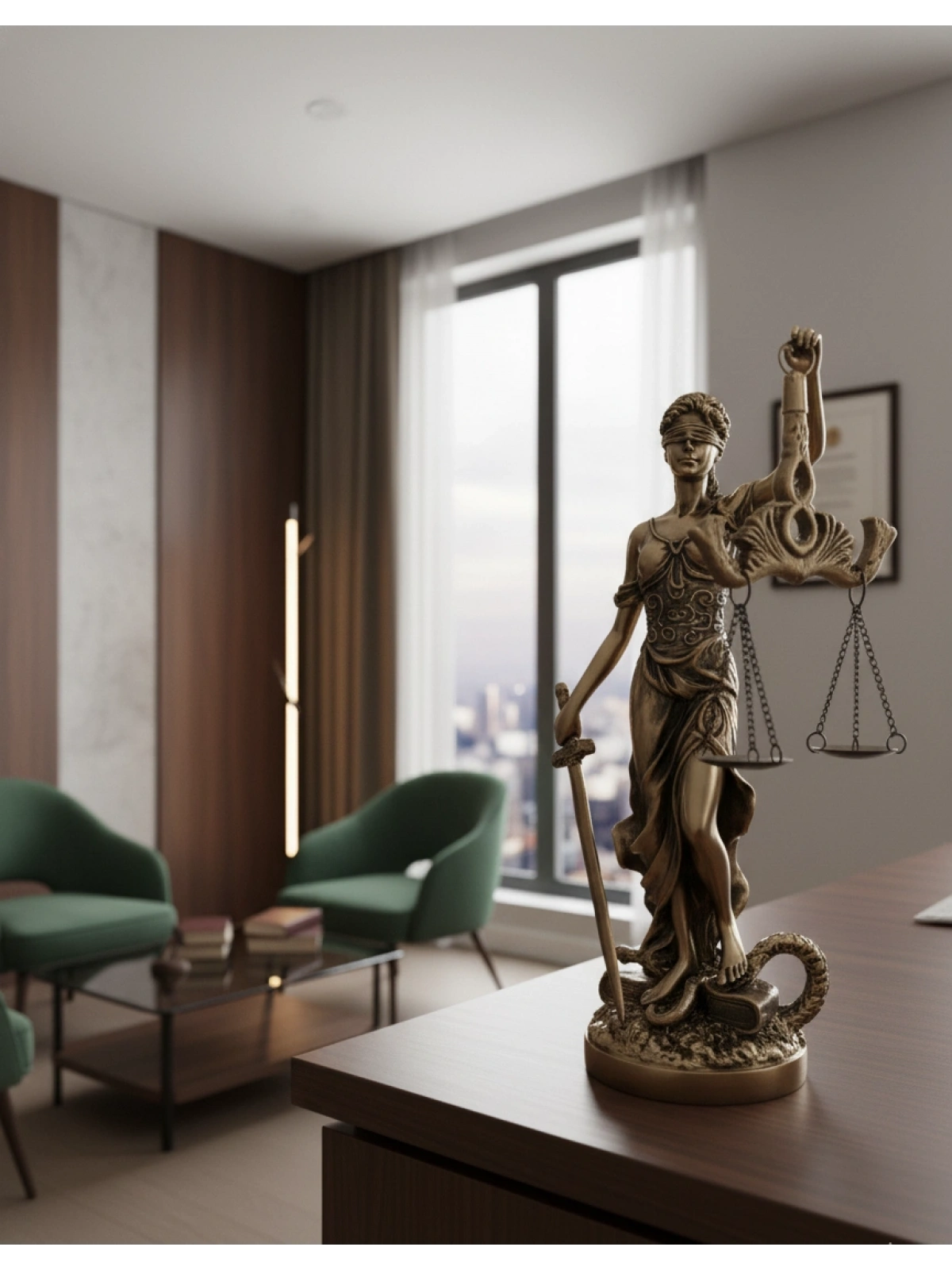 Adalet Heykeli Themis 20cm