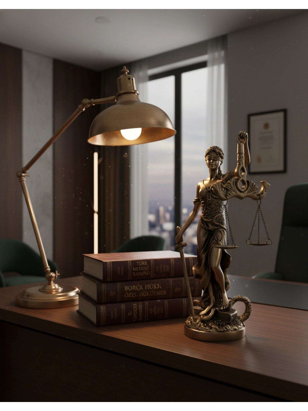 Adalet Heykeli Themis 20cm