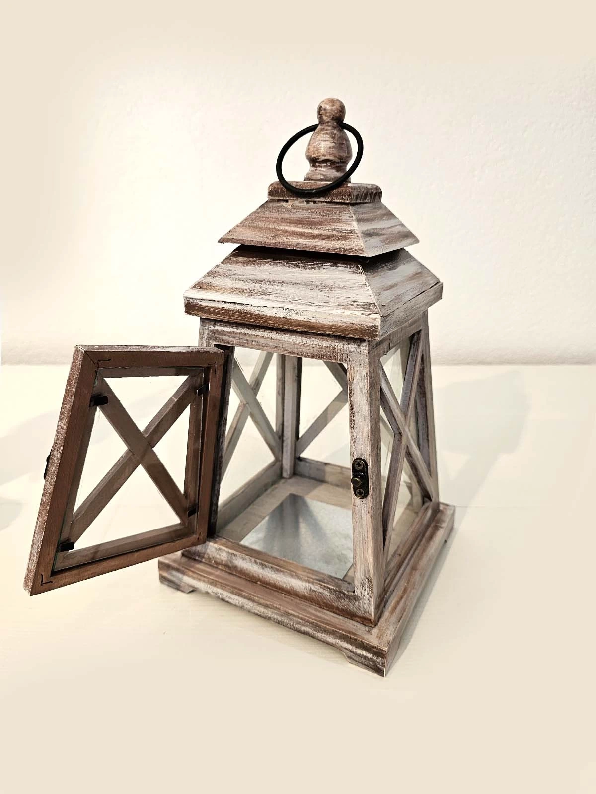 Ahşap Fener Mumluk Çeşme 30cm