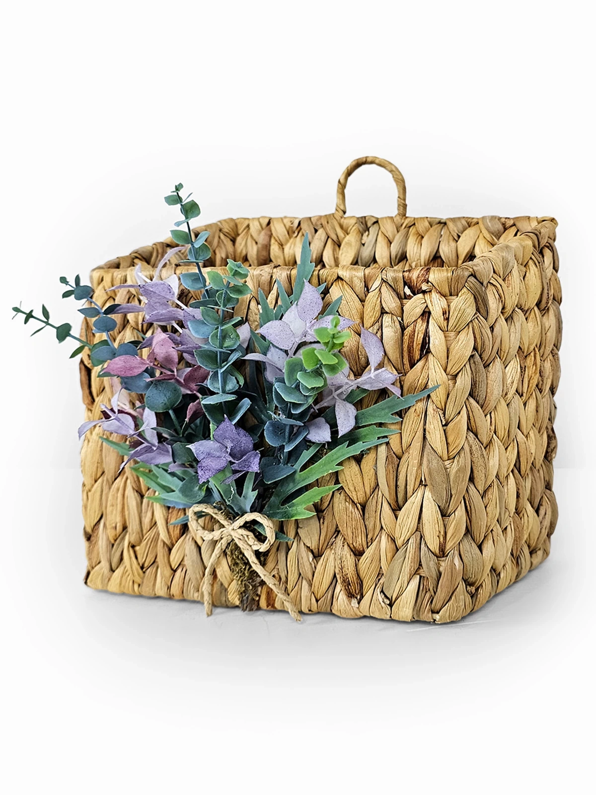 Hasır Büyük Boy Kapı Sepeti Gazetelik Posta Kutusu Asya 30cm