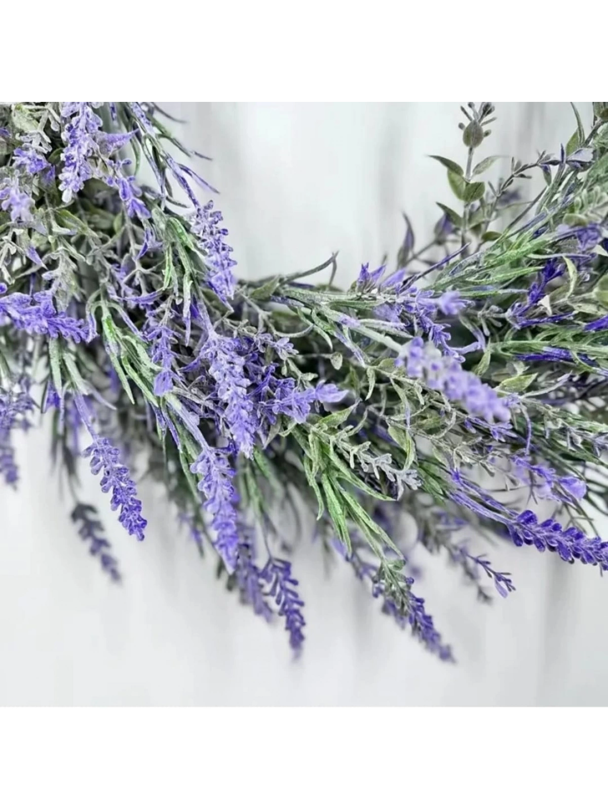 Lavantalı Dekoratif Kapı Süsü Çelengi 40cm