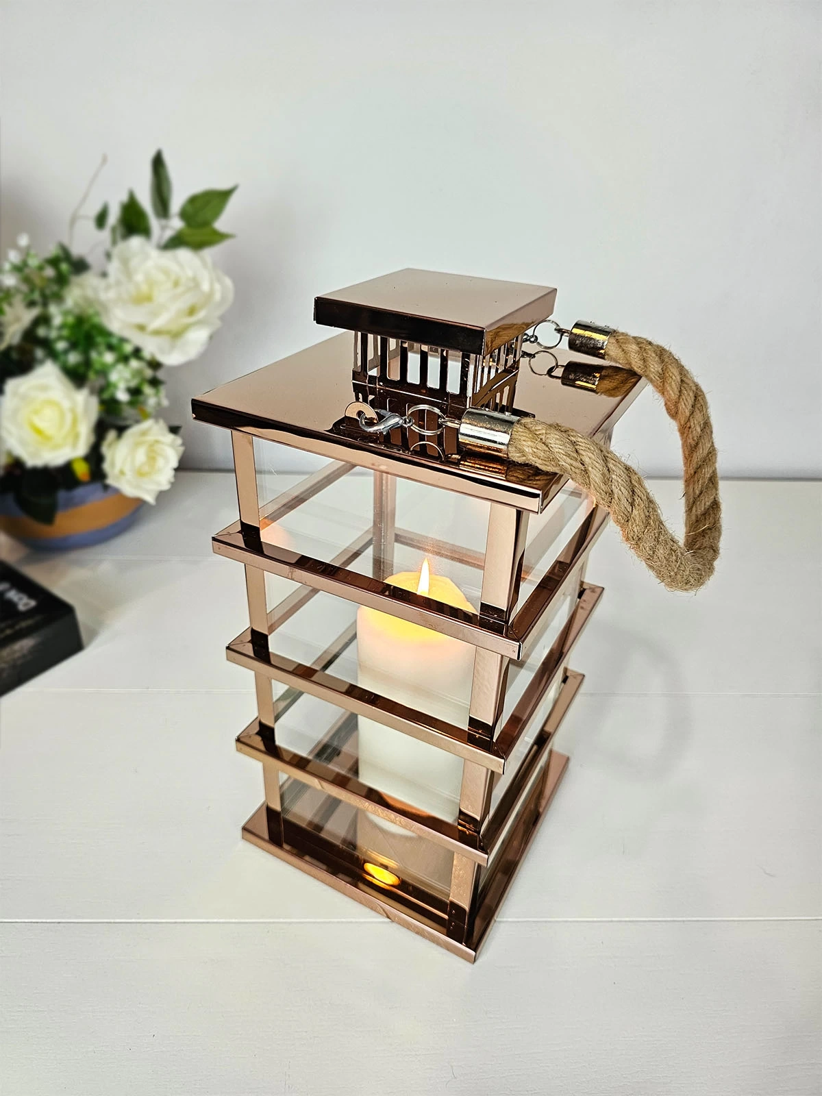 Minorka Mumluk Fener Paslanmaz Çelik Rose Gold