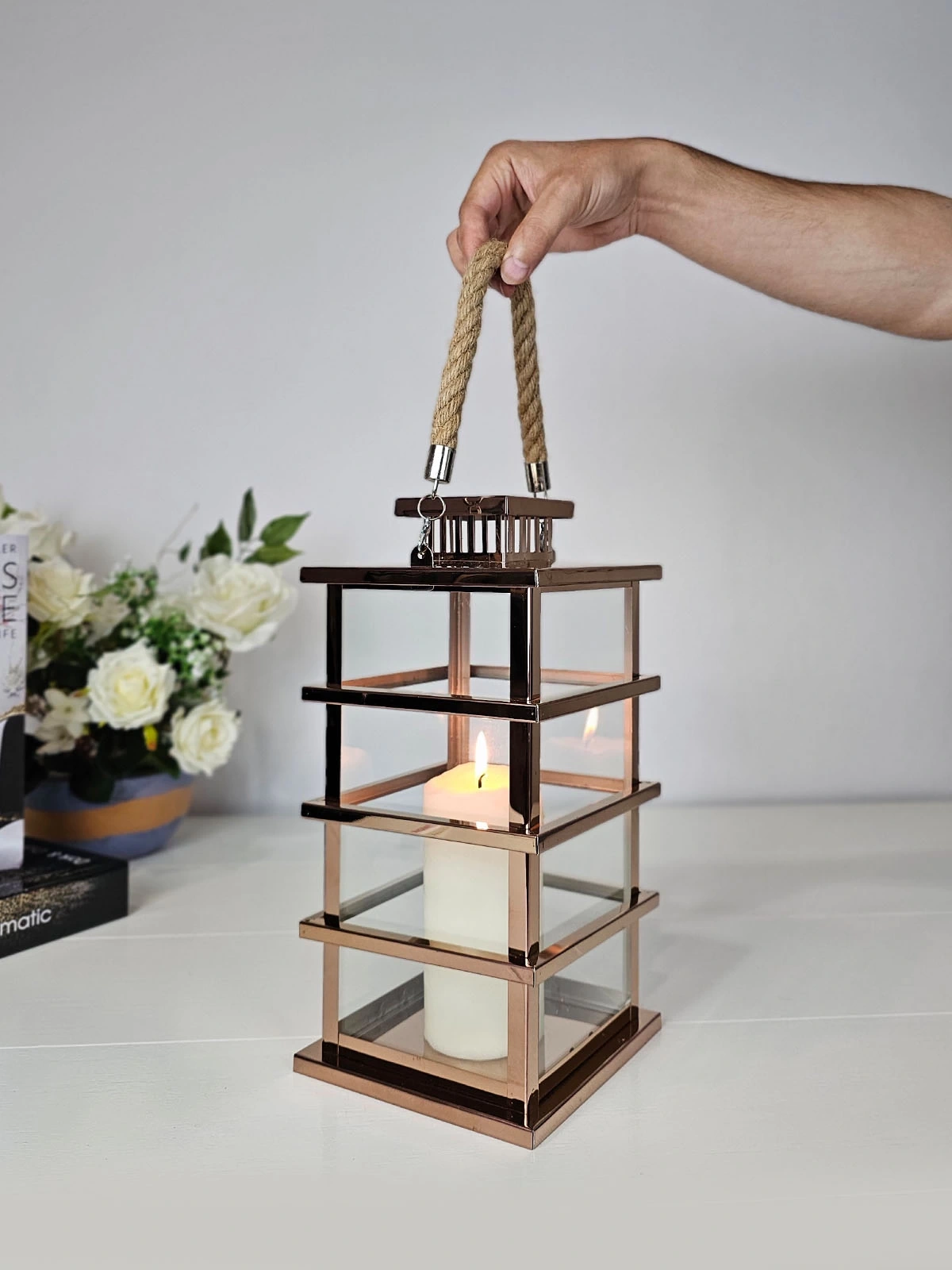 Minorka Mumluk Fener Paslanmaz Çelik Rose Gold