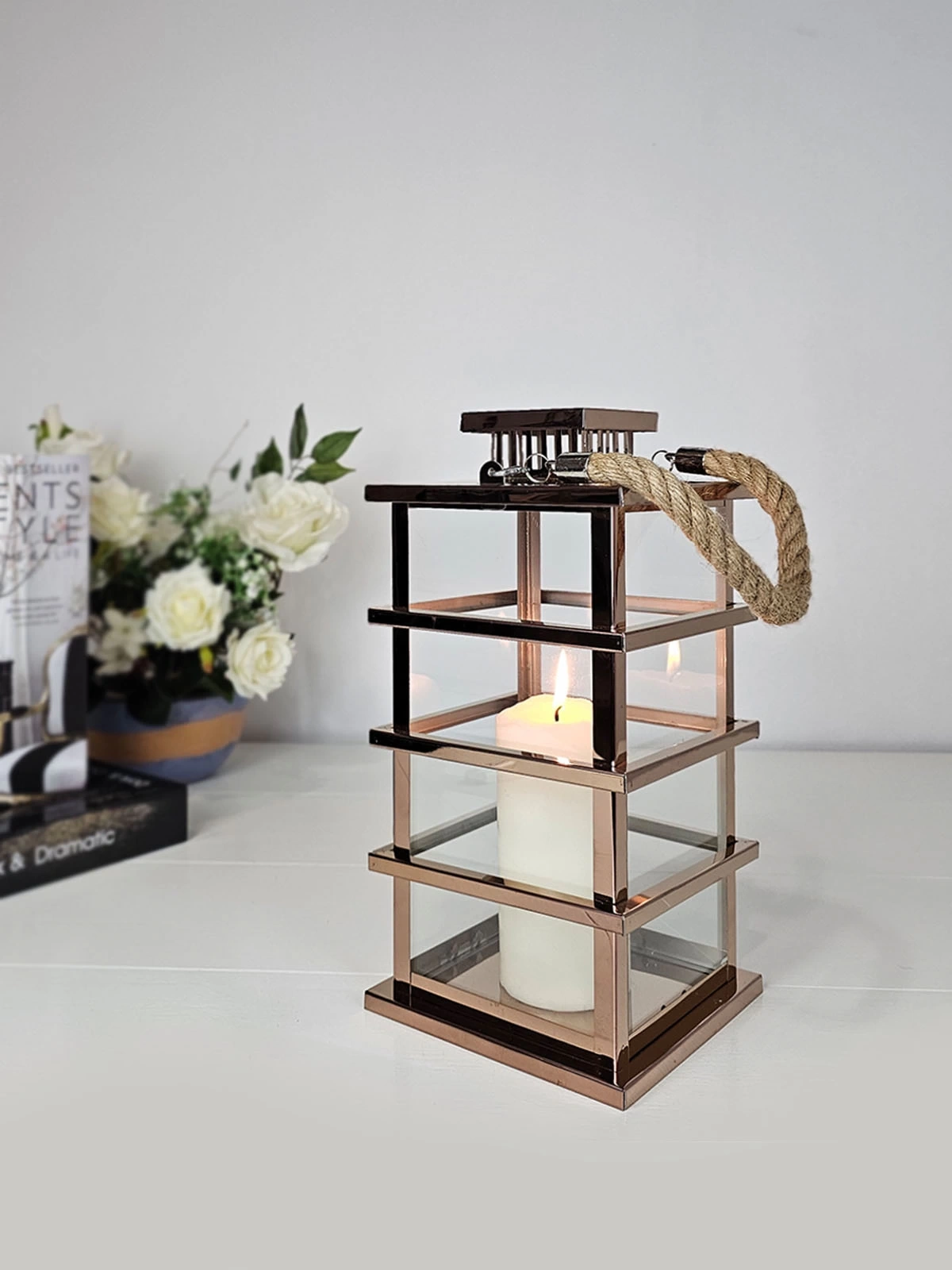 Minorka Mumluk Fener Paslanmaz Çelik Rose Gold