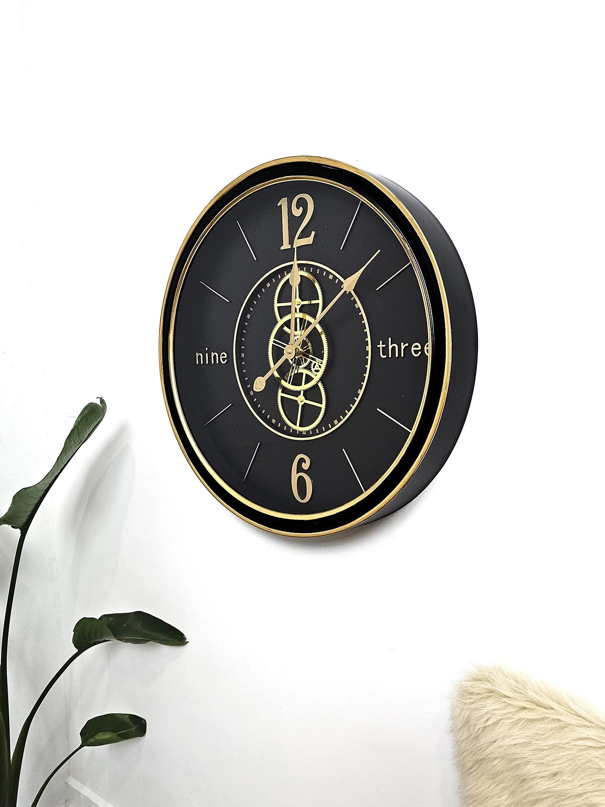 MODENA ÇARKLI METAL DUVAR SAATİ 60CM