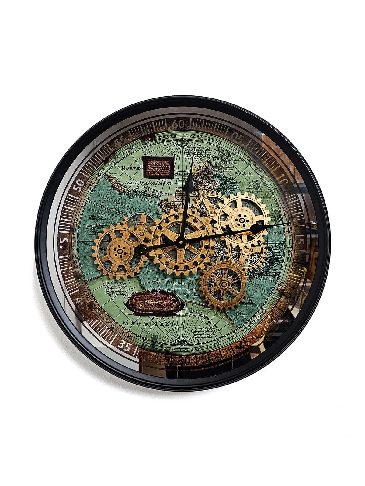 Mondo Çarklı Metal Duvar Saati 60cm