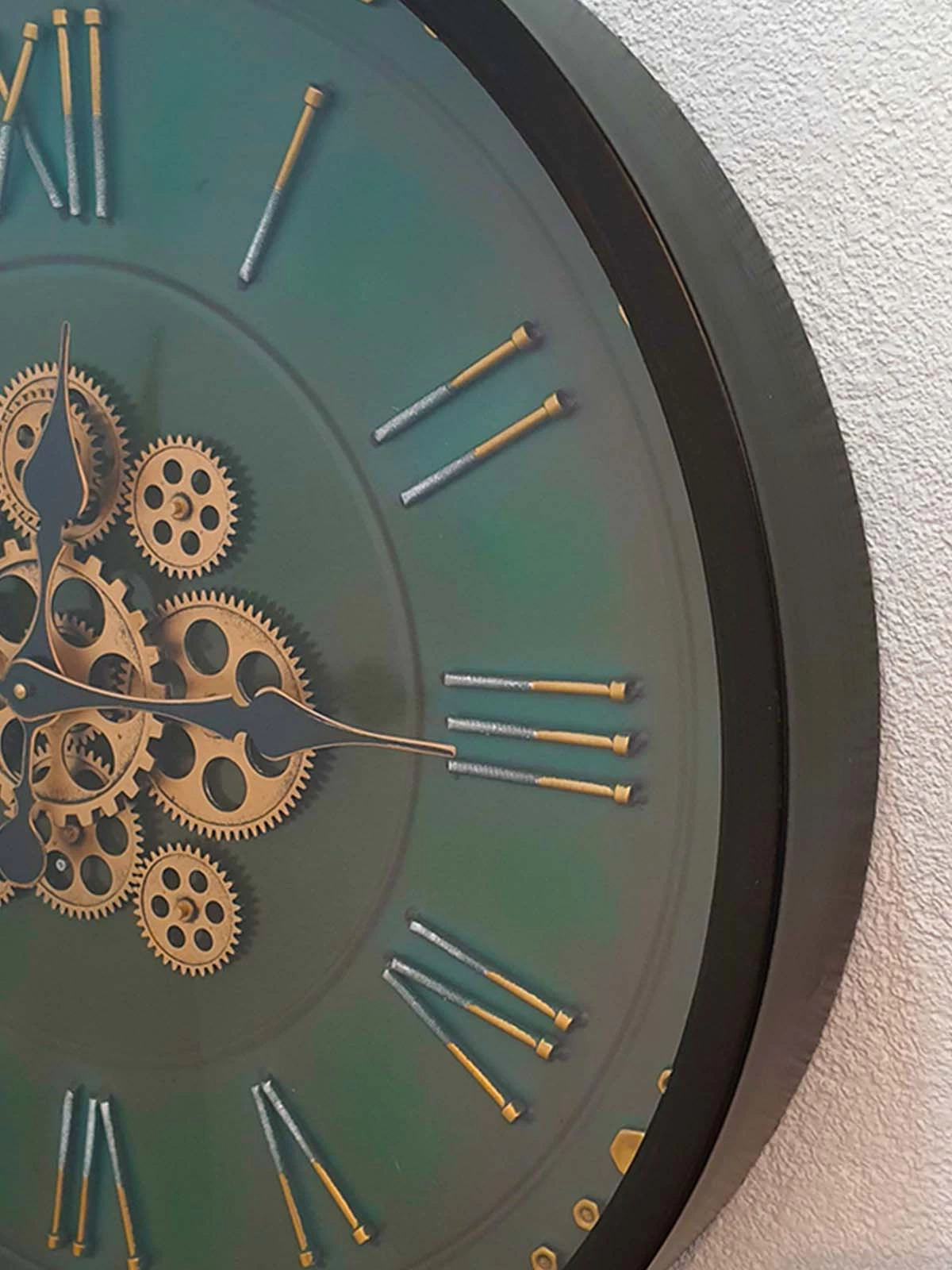 Vitalle Çarklı Metal Büyük Boy Duvar Saati 66cm