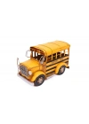 Nostaljik Büyük Boy Metal Sarı Okul Otobüsü 31cm