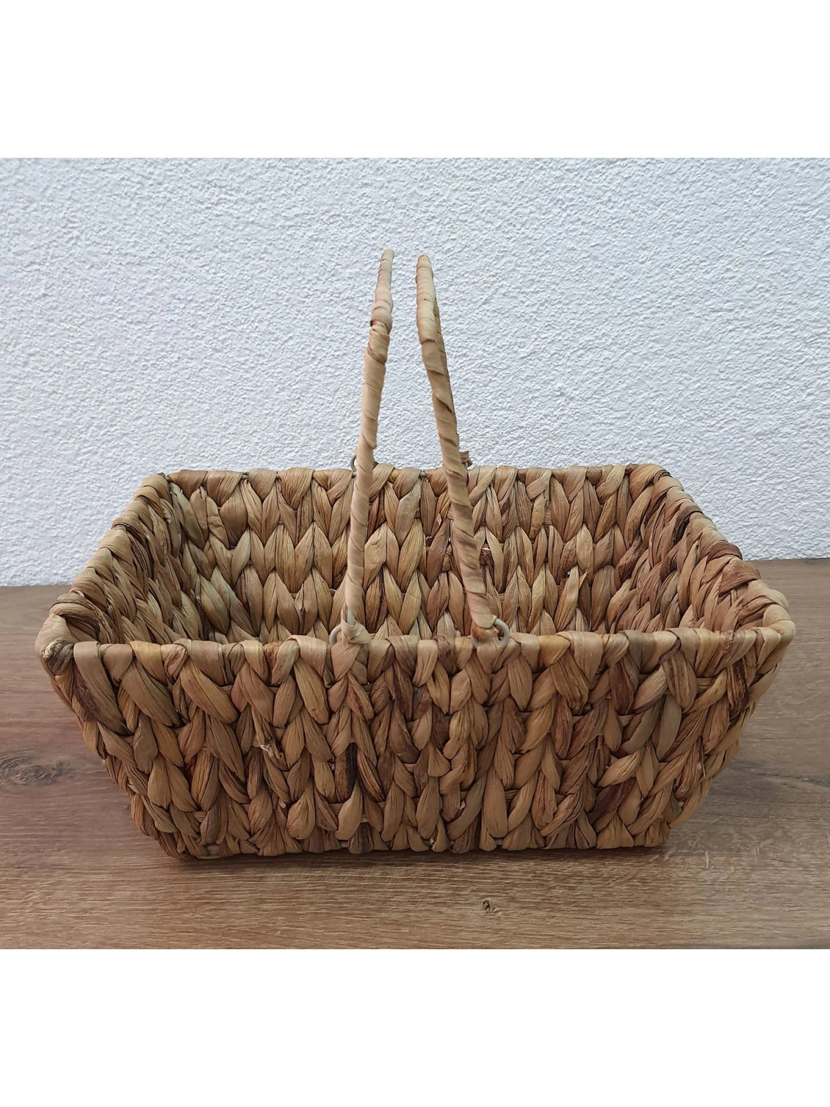 Kulplu Hasır Sepet Metal Kafesli 30cm